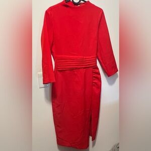 Zara Red Midi Dress